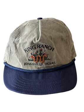 vintage King Ranch branded cap